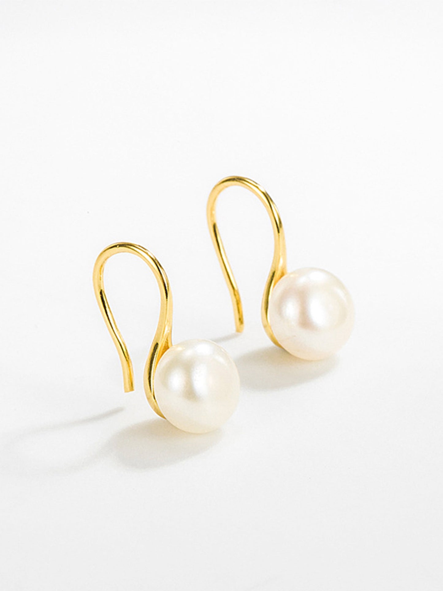 Sterling Silver Freshwater Cultured Pearl Wedding Jewelry Earrings For Women
