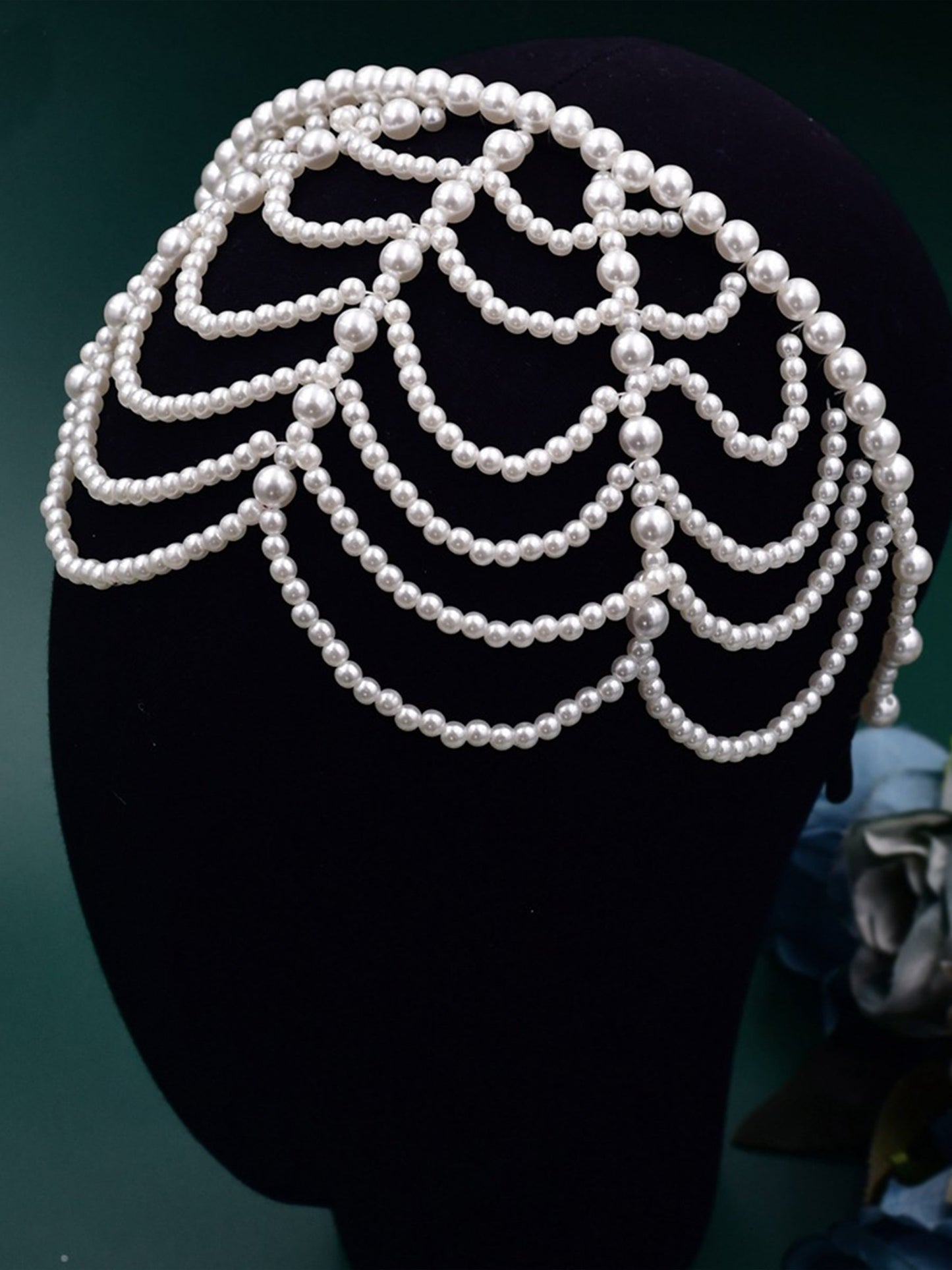 Elegant Tassel Pearl Headdress Accessories for Women