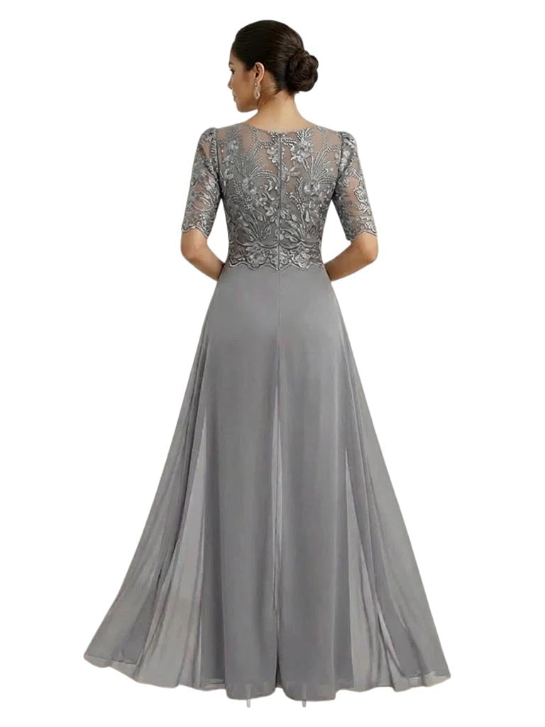 Formal Jumpsuits Mother of The Bride Dresses Lace Evening Formal Gowns V-Neck
