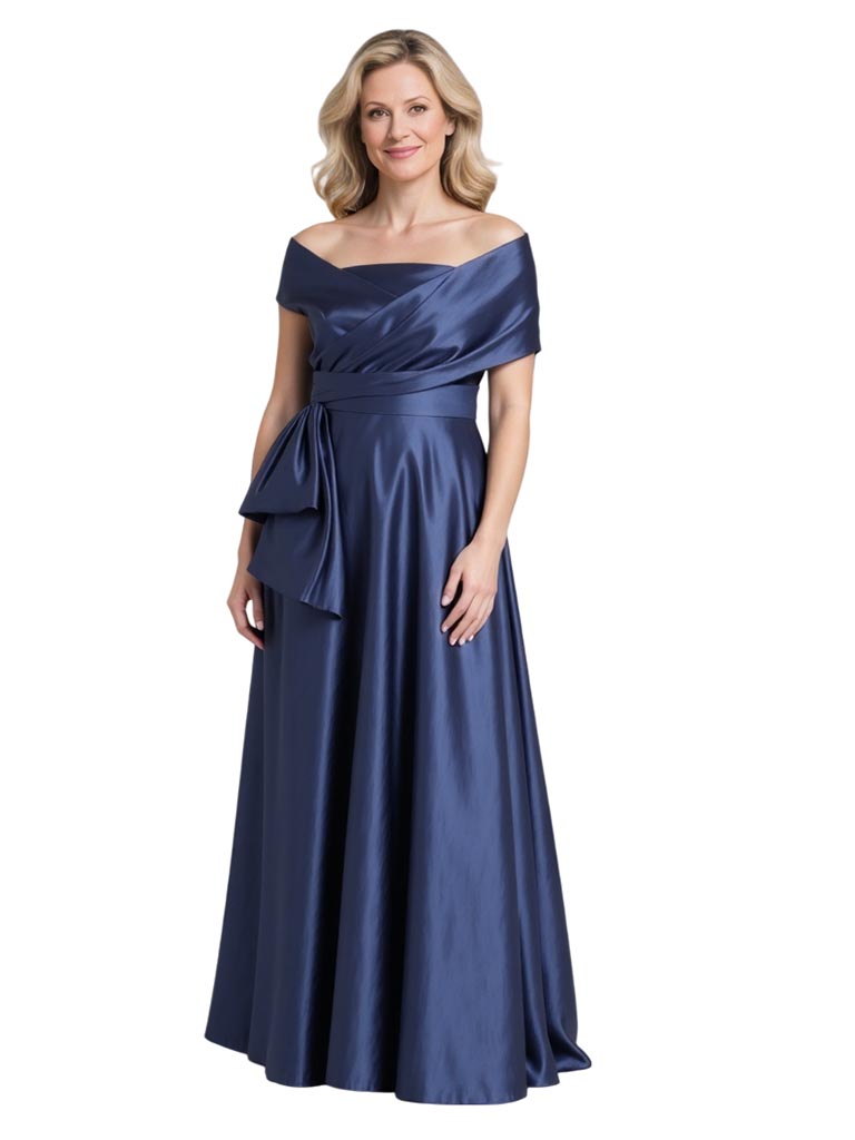Formal Off Shoulder Mother of The Bride Dresses Evening Clothes Women Dress