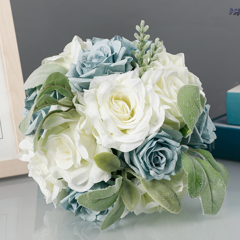 Wedding Flower For The Groom And Bride, Simulated Rose Wedding Bouquet