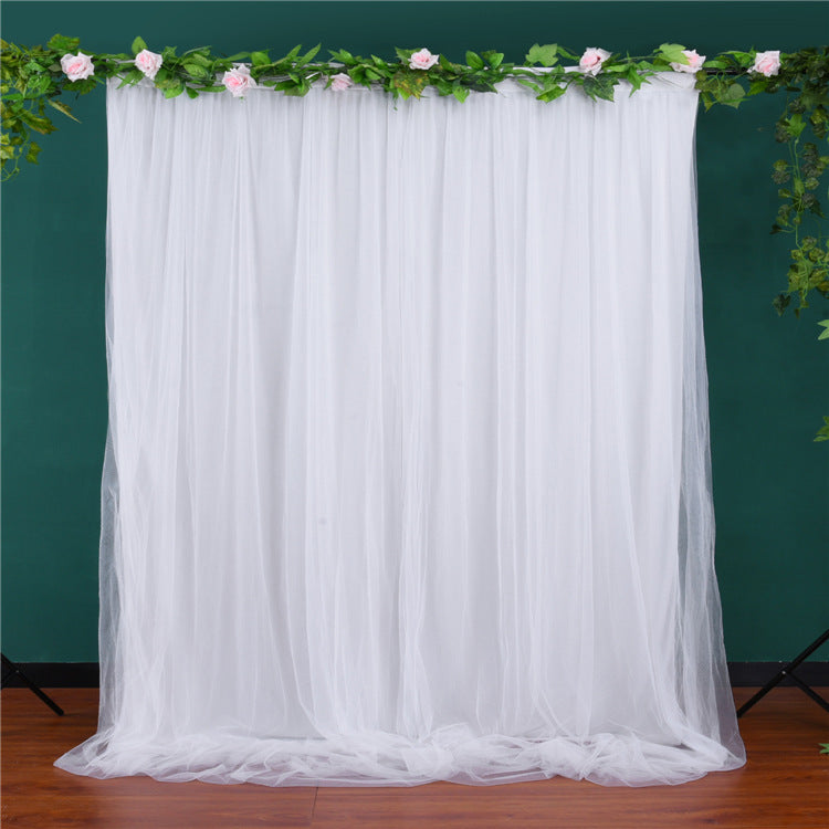 Outdoor Wedding Decoration White Separate Background Curtain