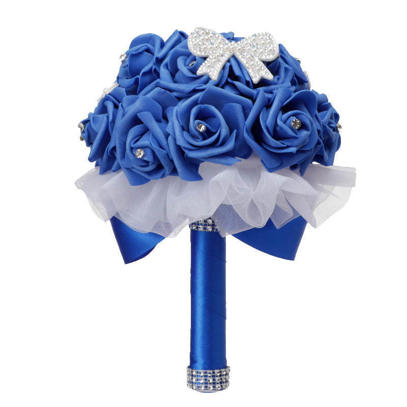 Wedding Flower For The Groom And Bride, Simulated Rose Wedding Bouquet