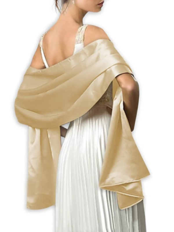 Women's Silky Shawl for Wedding Favors Bride Bridesmaid Gifts Evening Dress Shawl