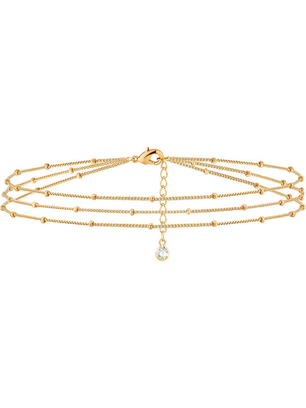 Cute Beaded Tiny Charm Dainty Handmade Bracelet For Women