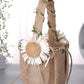 Retro Cotton Linen Flower Basket Flower Basket Rattan Daisy Decoration
