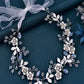 Sparkly Headband Crystal Hair Accessories Alloy Flowers