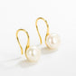 Sterling Silver Freshwater Cultured Pearl Wedding Jewelry Earrings For Women