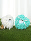 PE Foam Rose Flower Heart Shape Ring Pillow Wedding Ring Box