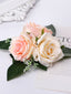 New Simulation Cake Decoration Flower Birthday Cake Flower Arrangement Rose Wedding Cake Flowers