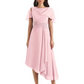 Elegant Tea-length Gown Trending 2026 Styles with Asymmetric Hem