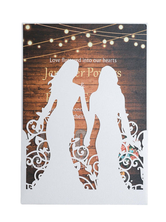 Wedding Girl Invitation Card Homosexuality Greeting Card Invitation Letter
