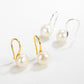 Sterling Silver Freshwater Cultured Pearl Wedding Jewelry Earrings For Women