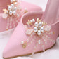 Shiny Wedding Shoes Accessories Clip Detachable Shoe Buckle, Prom Party,HX06
