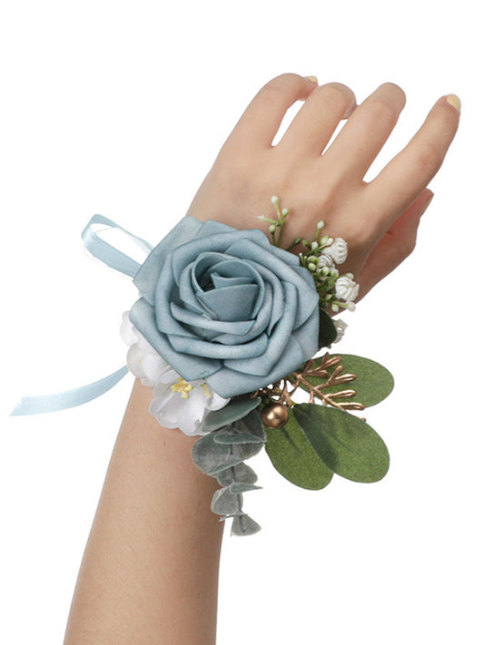 New Wedding Outdoor Wedding Sister Group Wrist Flowers Men Corsage Fresh Flowers