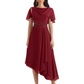 Elegant Tea-length Gown Trending 2026 Styles with Asymmetric Hem
