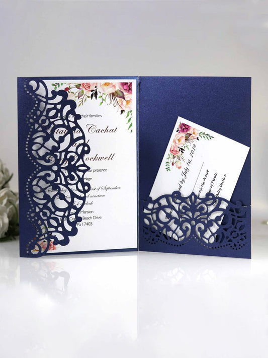 Greeting Card Wedding Invitation Letter,Holiday Hollow Out Invitation