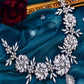 Sparkly Heavy Industry Creative 3D Rhinestone Flower Headband Wedding Dress Accessories