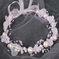 Princess Flower Pearl Crystal Headpiece | Wedding Hair Accessories for Girls and Women