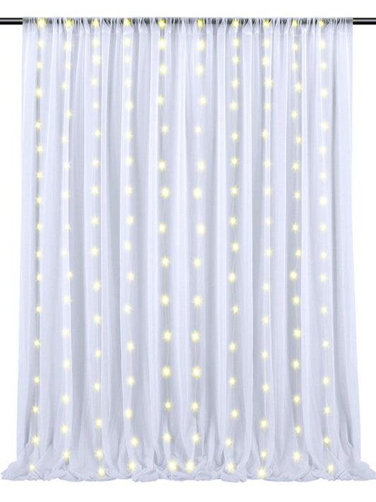 Luminous Outdoor Wedding Decoration Background Curtain
