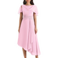 Elegant Tea-length Gown Trending 2026 Styles with Asymmetric Hem