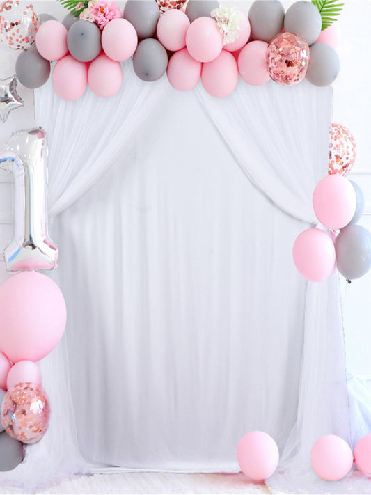 Outdoor Wedding Decoration White Separate Background Curtain