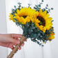 Wedding Flower For The Groom And Bride, Simulated Sunflower Wedding Bouquet