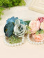 Wedding Sister Wrist Flower Bridesmaid Pearl Bracelet Wrist Decorative Flower