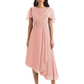 Elegant Tea-length Gown Trending 2026 Styles with Asymmetric Hem