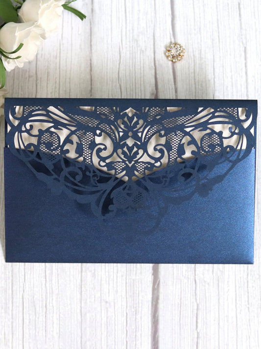 European Style Wedding Invitation, Hollow Out Holiday Greeting Card