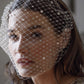 Elegant Simple Diamond Vintage Bird Cage Style Bridal Veil, VA12