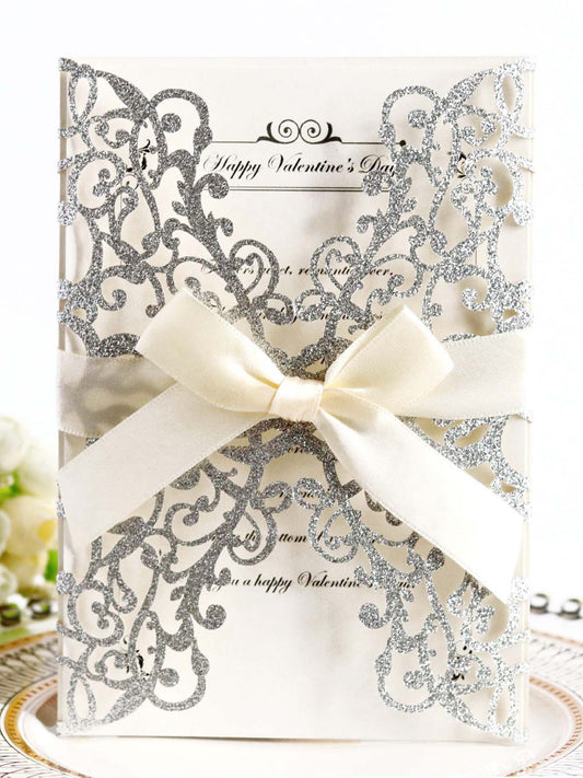 Hot Selling Wedding Invitation, Hollow Out Wedding Greeting Card, HK-213