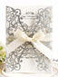 Hot Selling Wedding Invitation, Hollow Out Wedding Greeting Card, HK-213