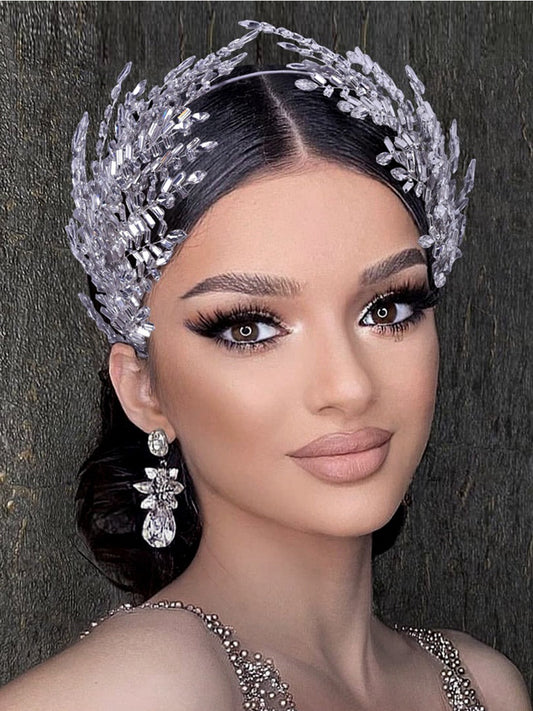 Shining Handmade Rhinestone Hair Accessories for Women
