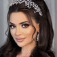 Sparkly Luxury Pearl Rhinestone Double Insert Comb Diamond Hair Accessories for Women