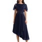 Elegant Tea-length Gown Trending 2026 Styles with Asymmetric Hem