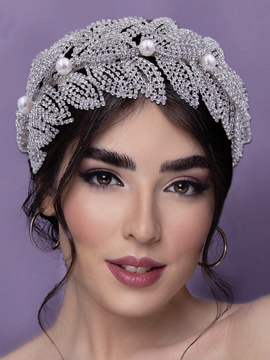 Elegant Simple Handmade Bead String Headband Accessories for Women, HP366