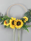 New Sunflower Home Decoration Wreath Wall Hanging Door Decoration Festive Decoration Tassel Wreath