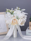 Wedding Flower For The Groom And Bride, Simulated Peony Wedding Bouquet
