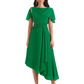 Elegant Tea-length Gown Trending 2026 Styles with Asymmetric Hem
