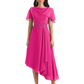 Elegant Tea-length Gown Trending 2026 Styles with Asymmetric Hem