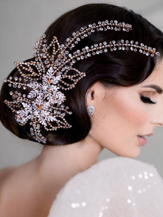 Sparkly Luxury Ladies Rhinestone Hair Accessories for Women