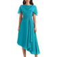 Elegant Tea-length Gown Trending 2026 Styles with Asymmetric Hem