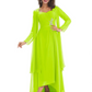 Elegant Asymmetric Neck Long A-Line Chiffon Mother of the Brides Dresses Mom Outfit