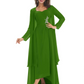 Elegant Asymmetric Neck Long A-Line Chiffon Mother of the Brides Dresses Mom Outfit