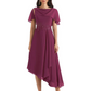 Elegant Tea-length Gown Trending 2026 Styles with Asymmetric Hem