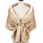 Faux Fur Shawl Wrap Stole Shrug Winter Bridal Wedding Cover Up