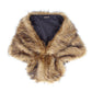 Faux Fur Shawl Wrap Stole Shrug Winter Bridal Wedding Cover Up