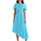 Elegant Tea-length Gown Trending 2026 Styles with Asymmetric Hem