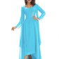 Elegant Asymmetric Neck Long A-Line Chiffon Mother of the Brides Dresses Mom Outfit